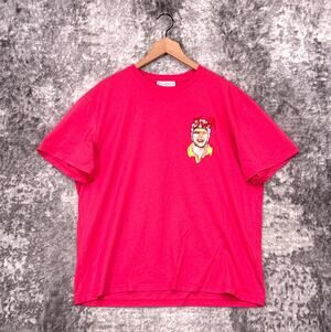 JW Anderson Pol Anglada Shirt XL Mens Pink Rugby Player Embroidered